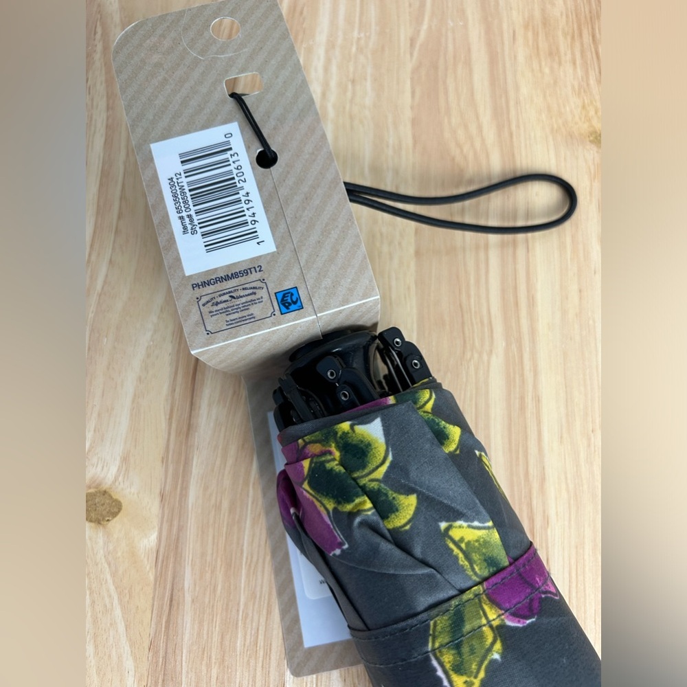 Umbrella Totes Floral Pattern Brand New With Tags Attached Recycled Material - Picture 5 of 7